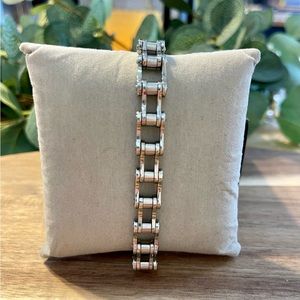 Stainless Steel Bike Chain Bracelet